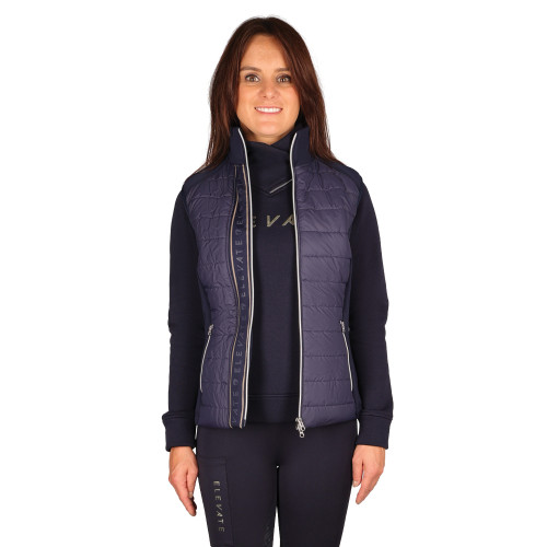 Hy Equestrian Elevate Allure Gilet - Navy/Gun Metal Grey - X Small