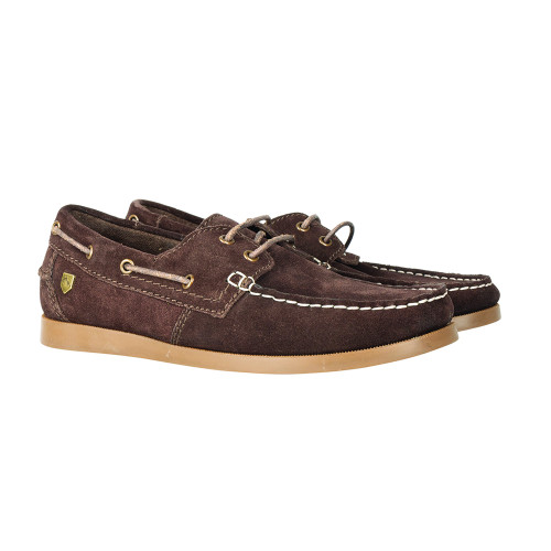 Hy Equestrian Savona Deck Shoes - Chocolate - Adult 3
