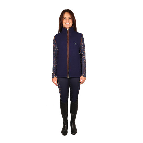 Hy Equestrian Elevate Essential Gilet - Navy - X Small