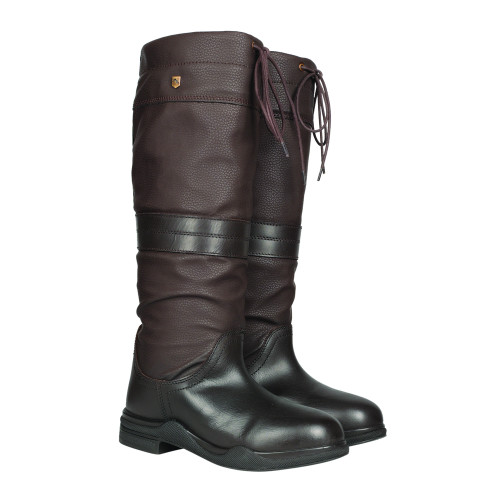 Hy Equestrian Hurdlow Long Country Boot - Brown - 36