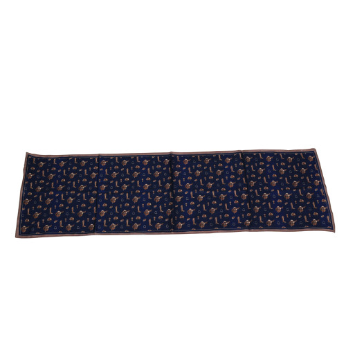 Hy Equestrian Elevate Country Scarf - Navy/Fossil - 100 x 30cm