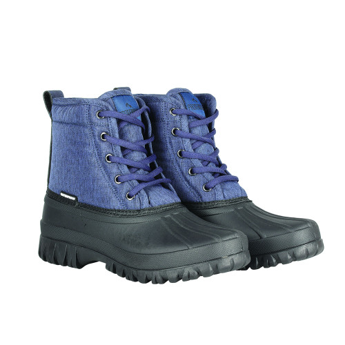 Hy Equestrian Children's Oxspring Waterproof Muck Boots - Navy - 28