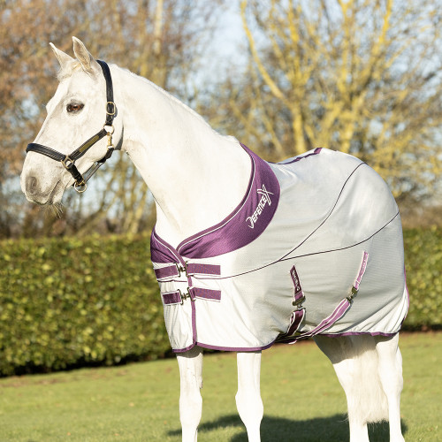 DefenceX Shield Sport Air Cooler Rug - Grey/Purple - 5'0"