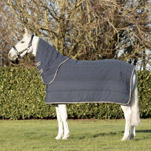 DefenceX Shield 200g Liner Rug with Detachable Neck - Navy - 5'0"