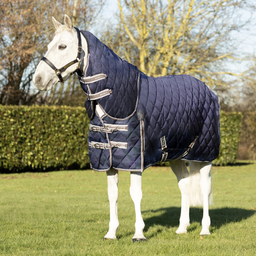 DefenceX Shield 200g Stable Rug with Detachable Neck - Navy - 5'0"