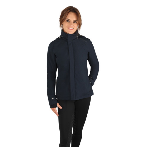 Hy Equestrian Elevate Lightweight Waterproof Jacket - Navy - X Small