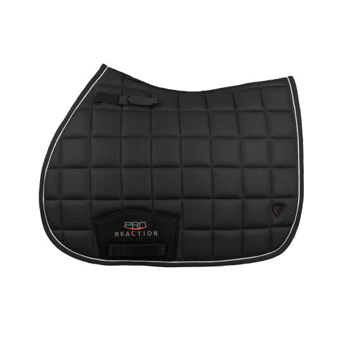 ProReaction 3D Mesh GP Saddle Pad by Hy Equestrian - Black - Full