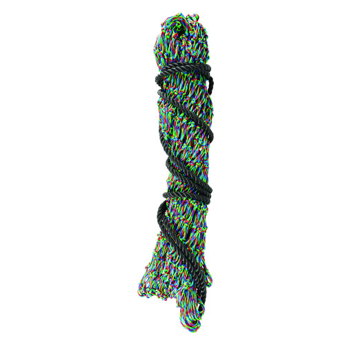 Hy Equestrian Slow Flow Lock-Knot Haynet - Red/Blue/Green