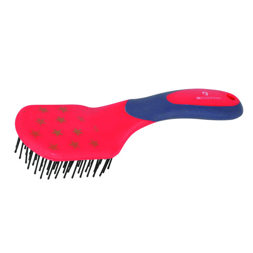 HySHINE Star Easy Grip Mane & Tail Brush in Navy/Red