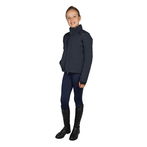 Hy Equestrian Elevate Mizs Waterproof Jacket - Navy - 7-8 Years