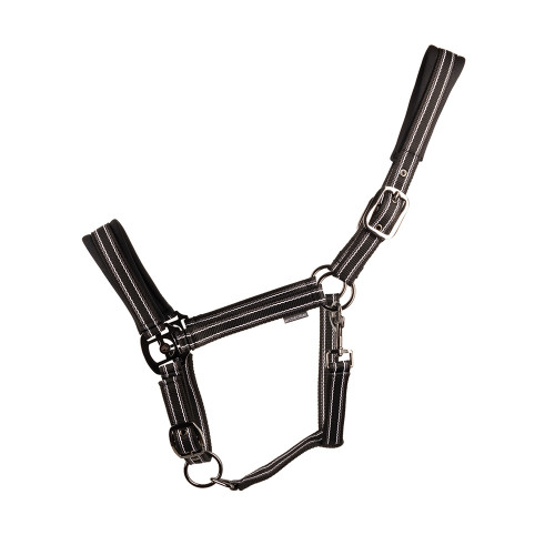 Hy Equestrian Vertiga Head Collar - Black - Pony