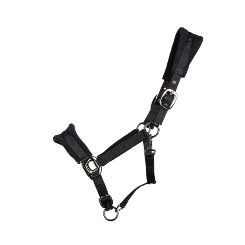 ProReaction Dura Fleece Head Collar by Hy Equestrian - Black - Pony