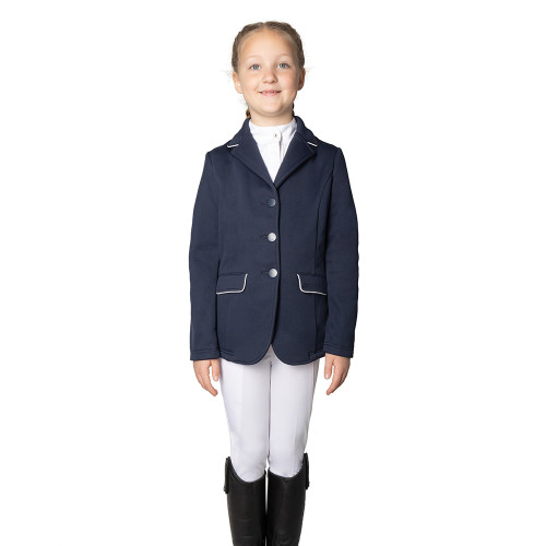 Hy Equestrian Children's Roanne Competition Jacket - Navy - 3-4 Years
