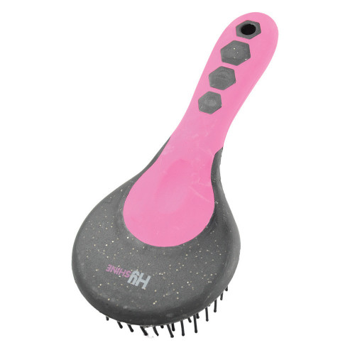 HySHINE Glitter Mane & Tail Brush in Black/Pink