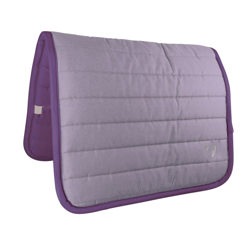 Hy Equestrian Reversible Two Colour Saddle Pad - Purple/Lilac - One Size