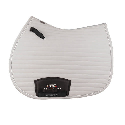 ProReaction Horizon GP/Jumping Saddle Pad by Hy Equestrian - Grey - Pony/Cob