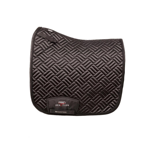 ProReaction Recherch&Atilde;&copy; Dressage Saddle Pad by Hy Equestrian - Black - Pony/Cob