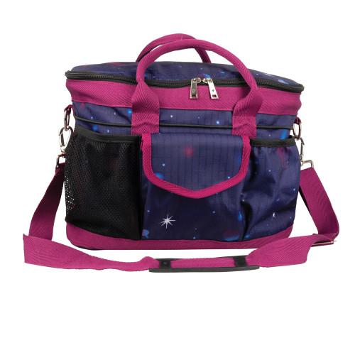 Hy Equestrian Out of this World Grooming Bag - Navy/Magenta - One Size