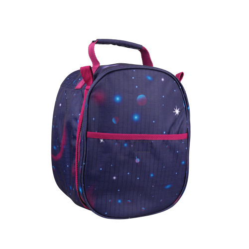 Hy Equestrian Out of this World Hat Bag - Navy/Magenta - One Size