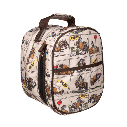 Hy Equestrian Thelwell Collection Comic Chaos Hat Bag - Taupe - One Size