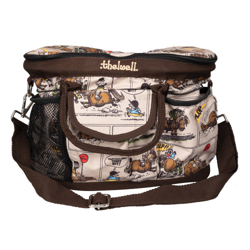 Hy Equestrian Thelwell Collection Comic Chaos Grooming Bag - Taupe - One Size