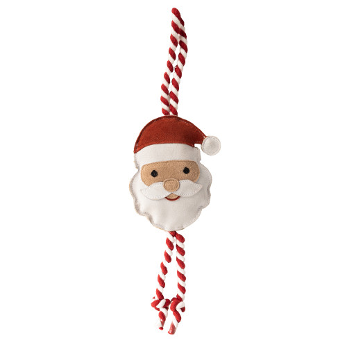 Benji & Flo Christmas Dog Toys - Ho Ho Ho Santa