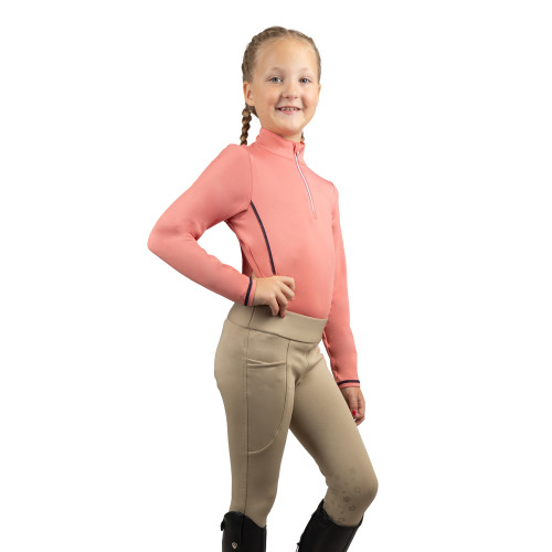 Elevate Selena Riding Tights Layer By Little Rider - Beige - 3-4 Years