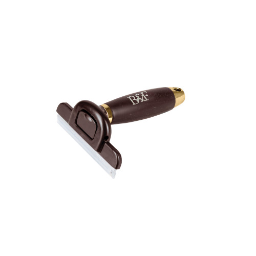 Benji & Flo Gel Handle Deshedding Tool - Brown/Gold