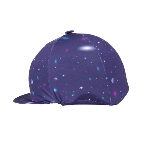 Elevate Out of this World Hat Silk by Hy Equestrian - Navy/Magenta - One Size