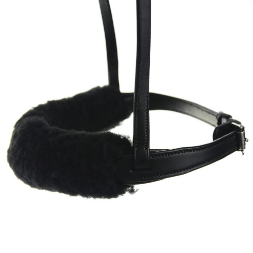 Hy Equestrian Noseband Cover - Black