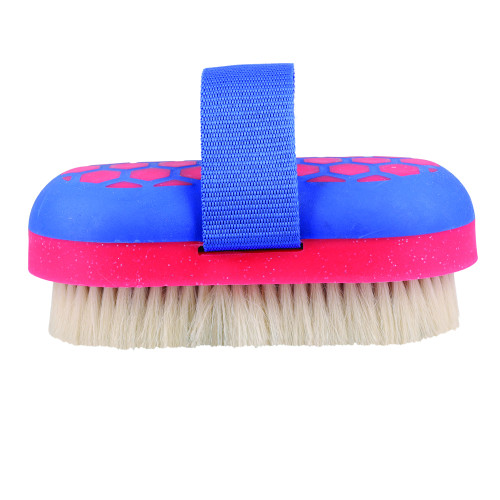 HySHINE Glitter Body Brush Goat Hair in Blue/Pink