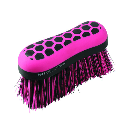 HySHINE Glitter Dandy Flick Brush in Black/Pink