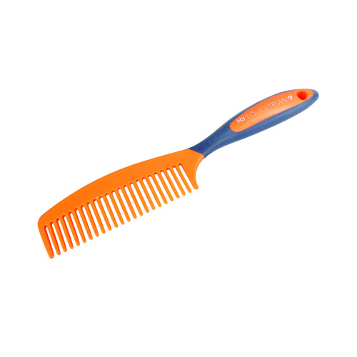 HySHINE Pro Groom Comb in Navy/Orange