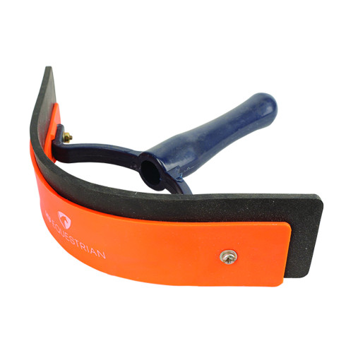 HySHINE Pro Groom Sweat Scraper in Navy/Orange