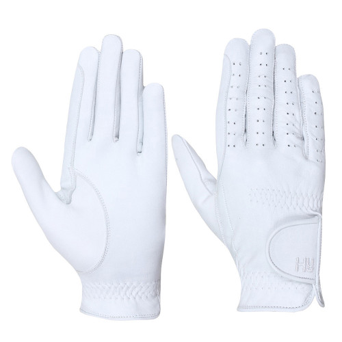 white leather dressage gloves