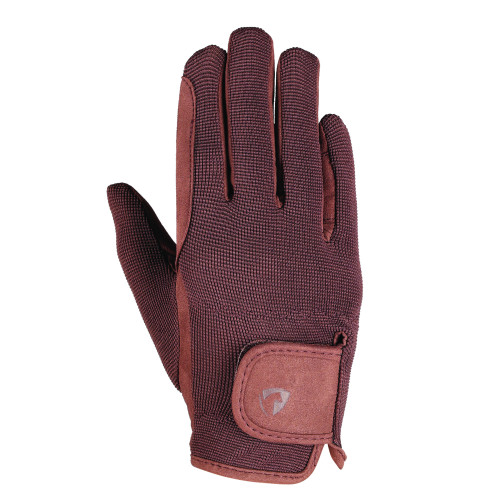 Hy Equestrian Children's Every Day Riding Gloves - Brown - Child Small