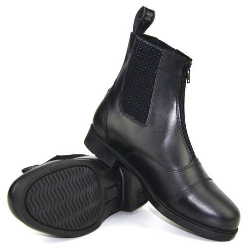 HyLAND Canterbury Zip Jodhpur Boot - Black - Childs 11