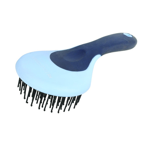 HySHINE Pro Groom Mane & Tail Brush in Navy/Light Blue