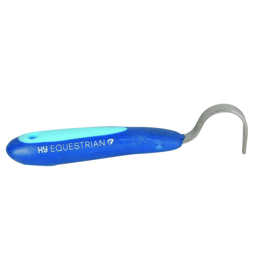 HySHINE Pro Groom Hoof Pick in Navy/Light Blue 