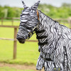 Hy Equestrian Zebra Fly Mask with Ears and Detachable Nose