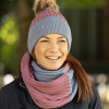 Hy Equestrian Synergy Luxury Bobble Hat and Snood Set