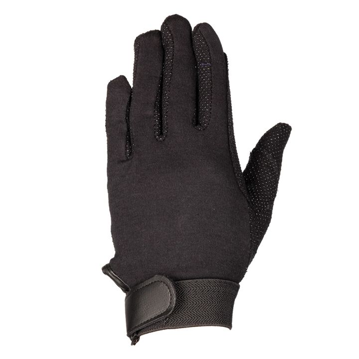 Hy Equestrian Cotton Pimple Palm Gloves