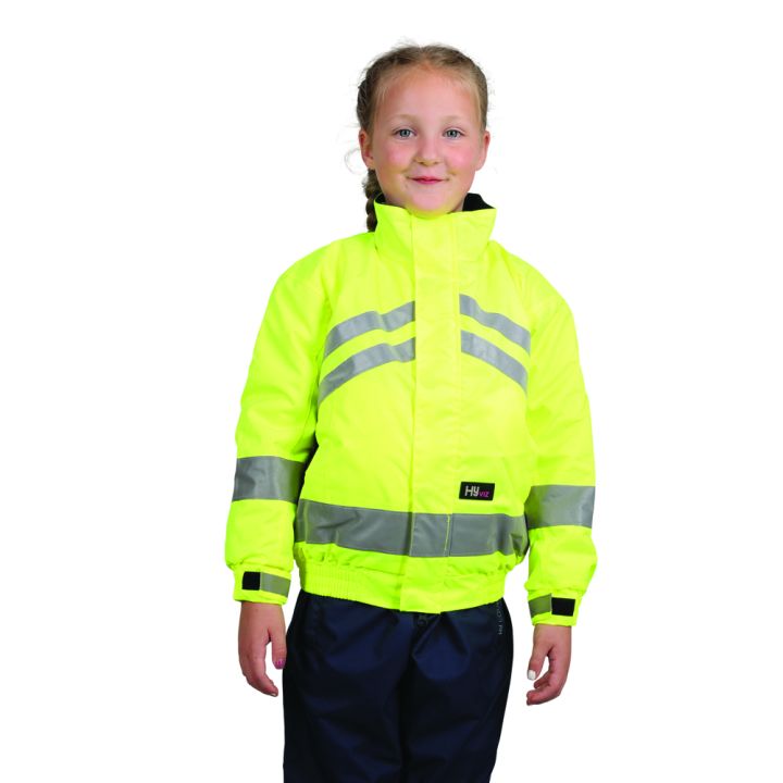 Reflector Reflective Waterproof Children's Blouson by Hy Equestrian