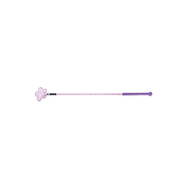 Hy Equestrian Riding Whip Glitter Flower