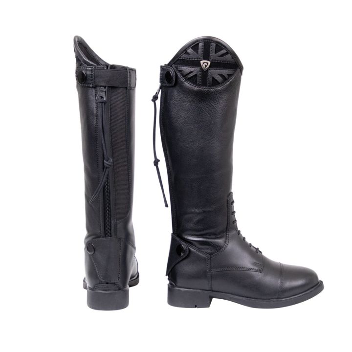 Hy Equestrian Childrens Union Jack Riding Boots