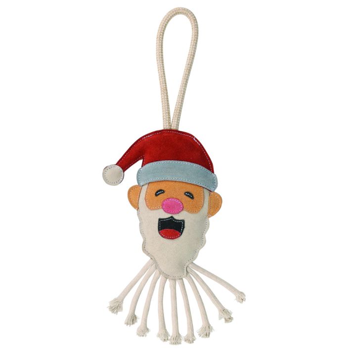 Benji & Flo Christmas Dog Toys - Santa Claus