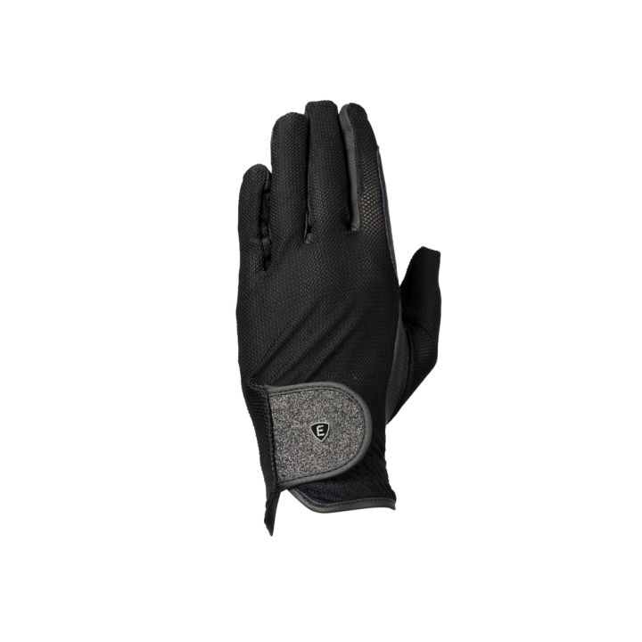 Elevate Glitter Flex Mesh Riding Gloves by Hy Equestrian