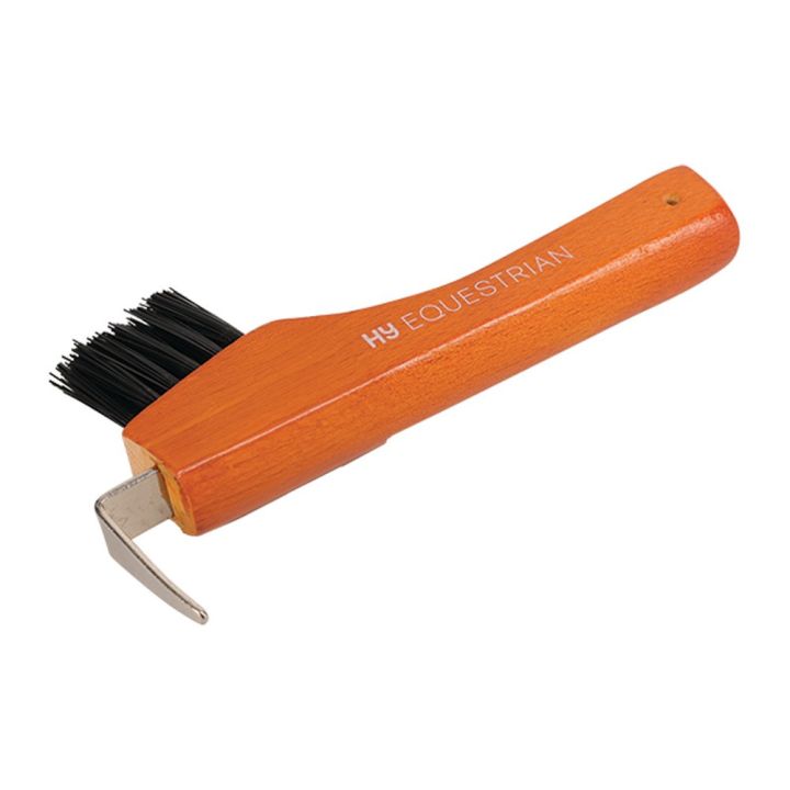 ProGroom Luxury Hoof Pick with Brush by Hy Equestrian