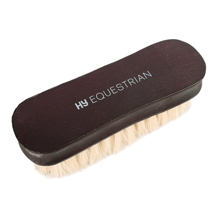 ProGroom Deluxe Wooden Face Brush with Goats Hair by Hy Equestrian