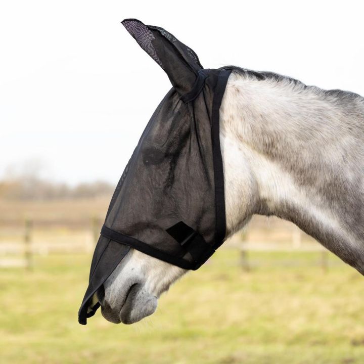 Hy Equestrian Fly Mask with Sunshield & Ears